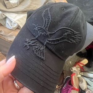 Black American Eagle Hat - L/XL